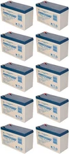 PS-1270 12 Volt 7 AH SLA Battery .250 F2 TERMINAL - 10 Pack