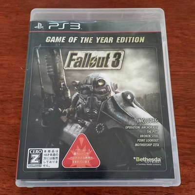 FALLOUT 3 Game Of The Year Edition PS3 Sony Playstation JAPAN Import NTSC-J CIB