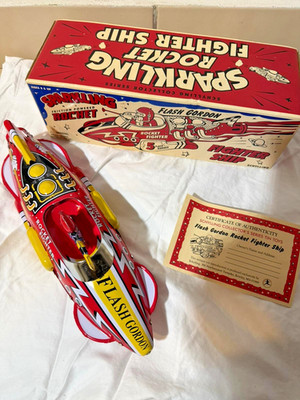 Flash Gordon Vintage Sparkling Rocket Fighter Ship