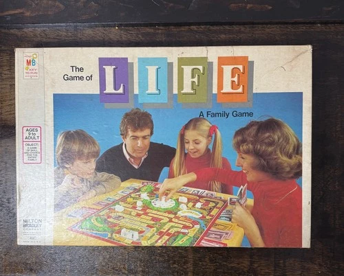 Vintage 1977 Milton Bradley The Game of Life A Family Game Complete Board Game