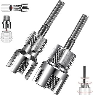 2-Pack Dual-Function Pipe Threading Tool   Internal & External Thread Cutter ...