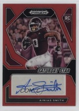 2024 Prizm Draft Picks Saturday Star Signatures Red /199 Ainias Smith Auto 1o2i
