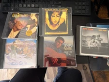 Classic Country 5 CD Lot Buck Owens Rosanne Cash James Bonamy