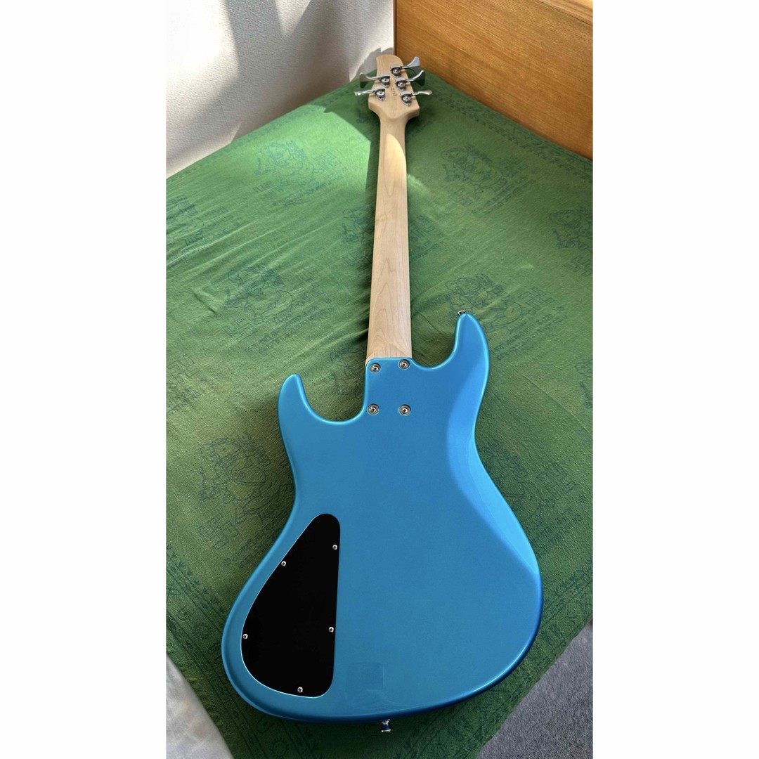 Electric Bass Guitar Miura Guitars USA MB-2 5st Blue