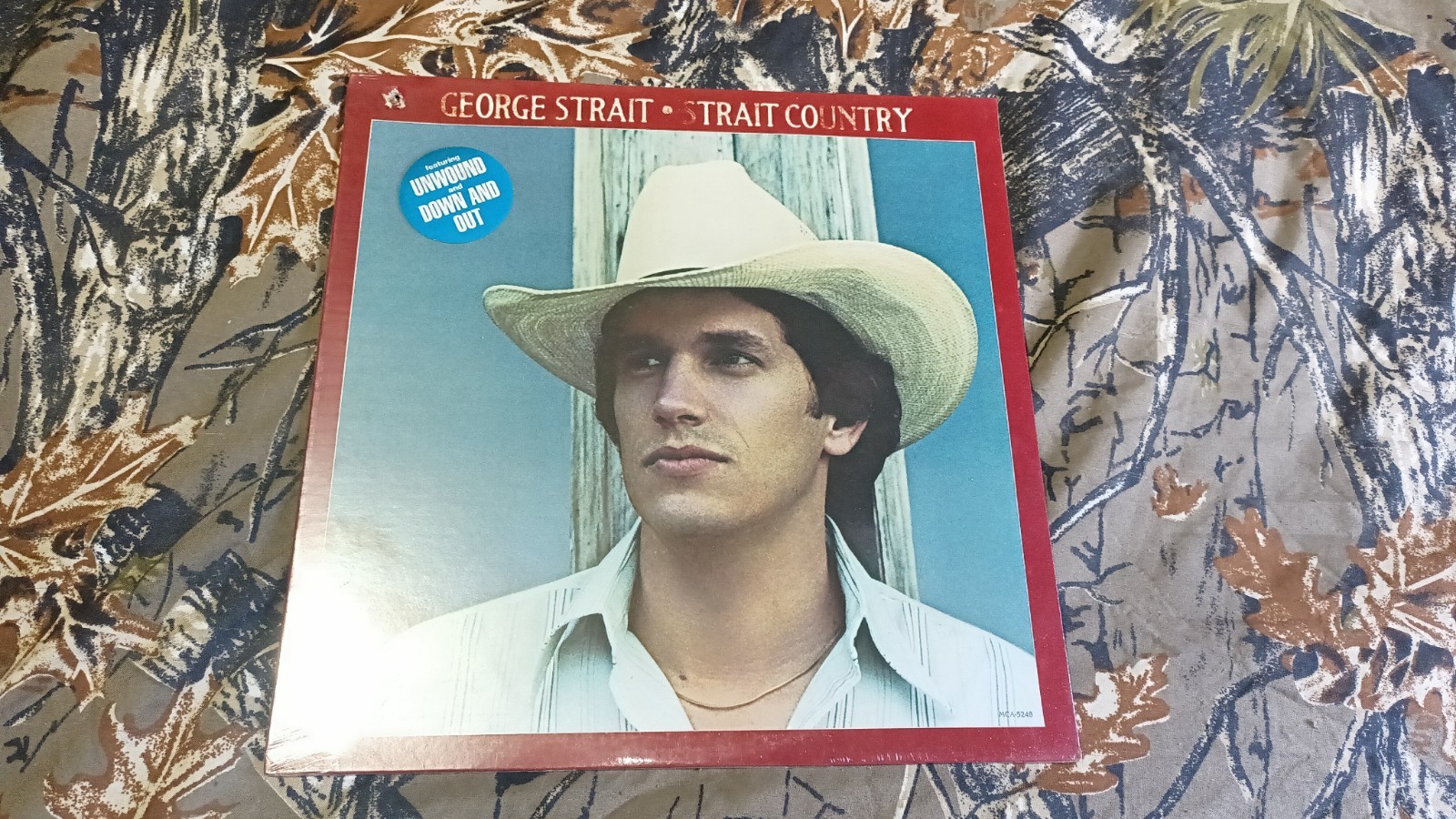 George Strait Strait Country Vinyl Sealed 1981