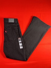 NEW  Levi's Women's 726 High Rise Flare Jeans Black Size 27x30 0130