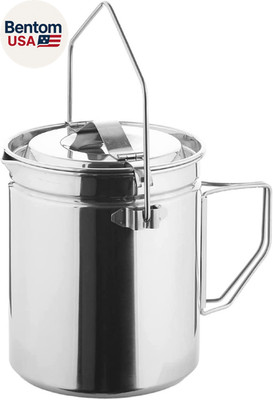 Firemaple Antarcti Stainless Steel Pot - Food Grade SUS304 Camping Pot with Stea