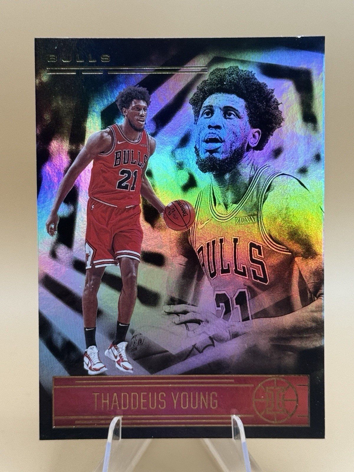Thaddeus Young 2020-21 Panini Illusions #105 Chicago Bulls Trading Card FREESHIP