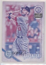 2018 Topps Gypsy Queen Missing Black Plate Matt Carpenter #29 0t2