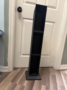 Vtg 1990s Alpha Fellowes 60 CD Capacity Storage Tower Floor Display Rack Stand
