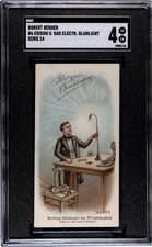 1900s Robert Berger Chocoladen Thomas Edison SGC 4 POP 1 None Higher