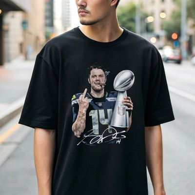 Sam Darnold Middle Finger T-Shirt, LX Champs Trophy Shirt Cotton Full Size S-5XL