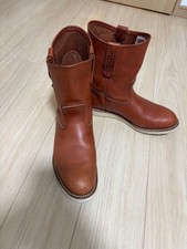 Red Wing Discontinued Pecos Boots 8866 US:9E Leather Brown From JP 151209K Auth