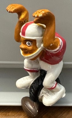 1986 Sportfreaks Rollin Dunker Football Unicycle Figure 3''