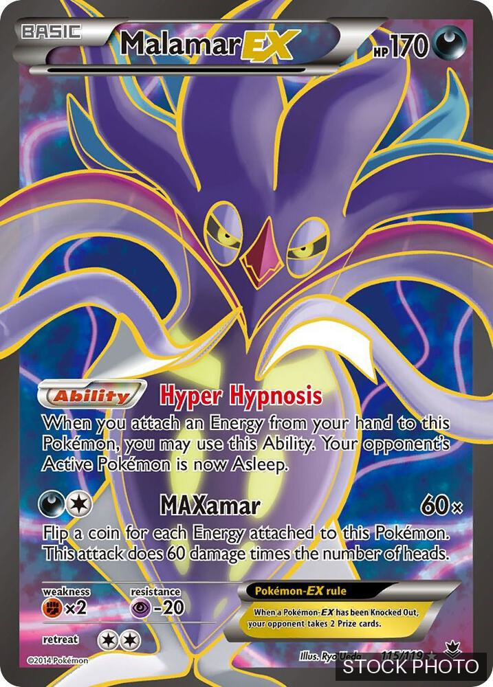 Malamar EX (115 Full Art) 115/119 - XY - Phantom Forces