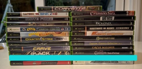 21 Original Xbox CIB Games Lot - Curse The Eye of Isis, Crimson Sea, Buffy
