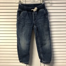 Gap Size 3 Ribbed Waist Dark Jean Joggers