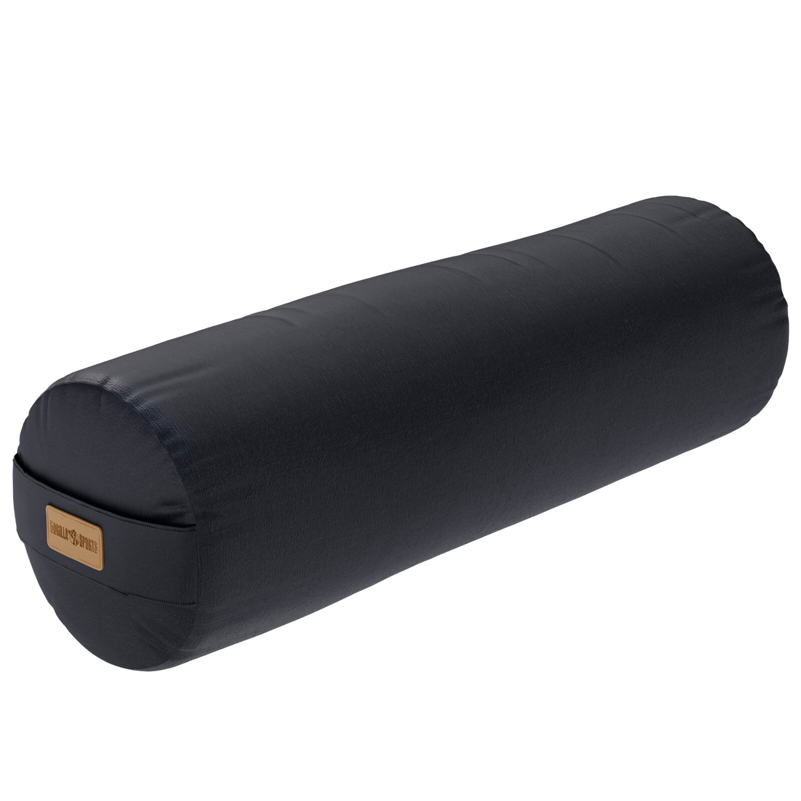 GORILLA SPORTS® Yoga Bolster Yogakissen 100% Baumwolle Dinkelspelz Yogabolster