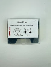 THORLABS L980P010 - 980 nm, 10 mW, Imax= 0.0mA, Laser Diode