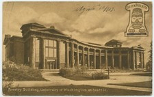 Forestry Building University of Washington Seattle USA Vintage View Postcard