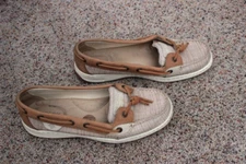 SPERRY Top-Sider Leather/Fabric Boat Shoes Women's Sz. 8 M