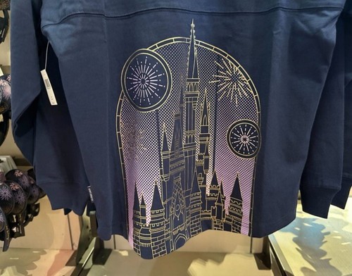Disney Magic Kingdom Cinderella’s Castle Fireworks Adult Spirit Jersey 2XL - NEW - Picture 4 of 11