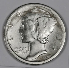 1925-s Mercury Dime.   High Grade.   Inventory I.   183381