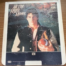 All The Right Moves VideoDisc CED Laser 1984 Tom Cruise Lea Thomas 20th Century