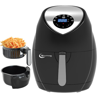 HEISSLUFTFRITTEUSE HEISSLUFT FRITTEUSE OFEN FRITEUSE FRITÖSE FETTFREI HEIßLUFT