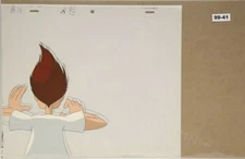 Back To The Future Original Production Drawing And Cel 99-41 Used Cond.