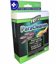 Aquarium, Fritz Aquatics ParaCleanse Parasitic Disease Treatment (20 count)