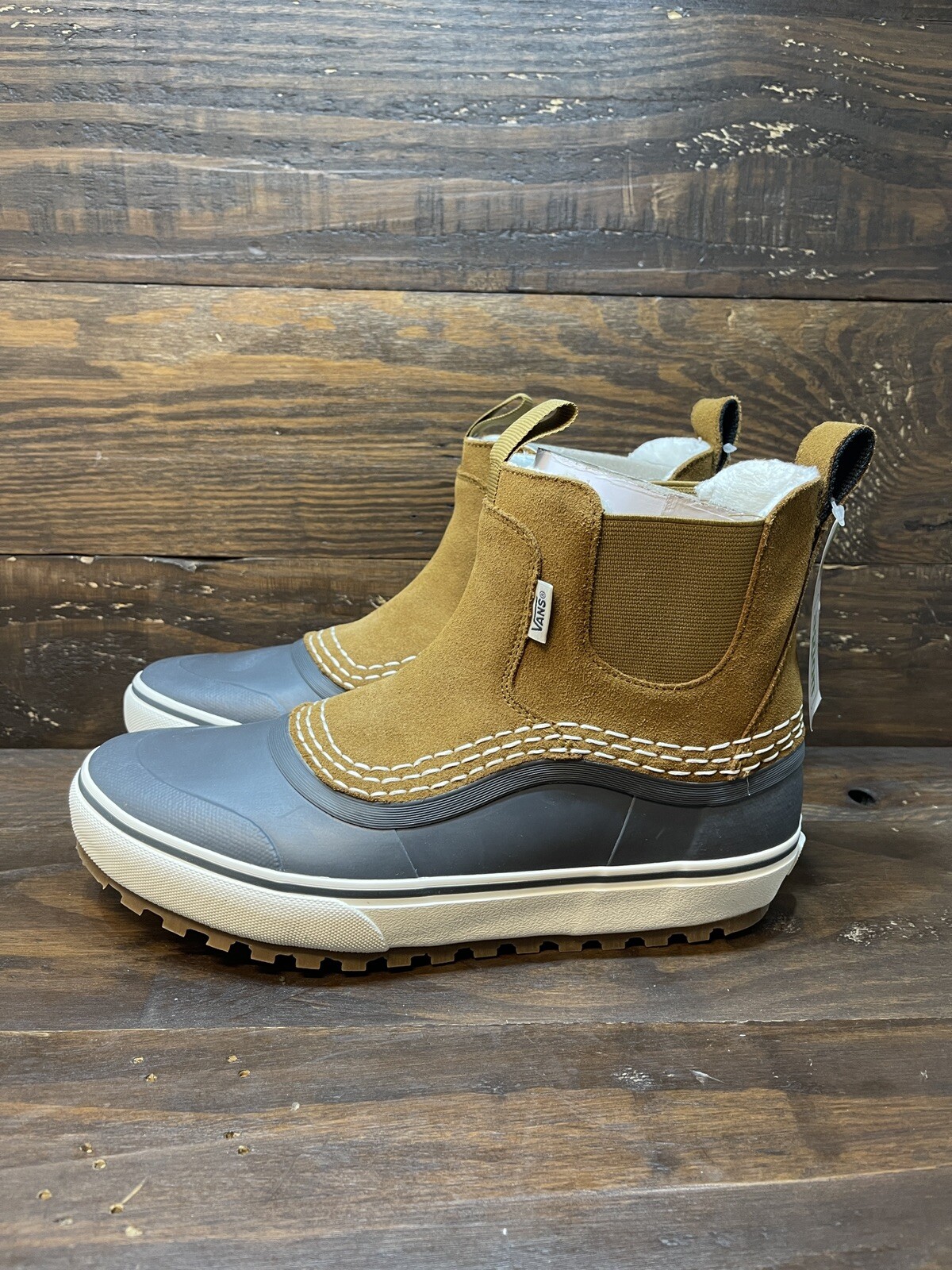 Vans Standard Mid Chelsea Nieve MTE ""Marrón Gris"" VN000CBHBXG Para Hombre Talla 8.5