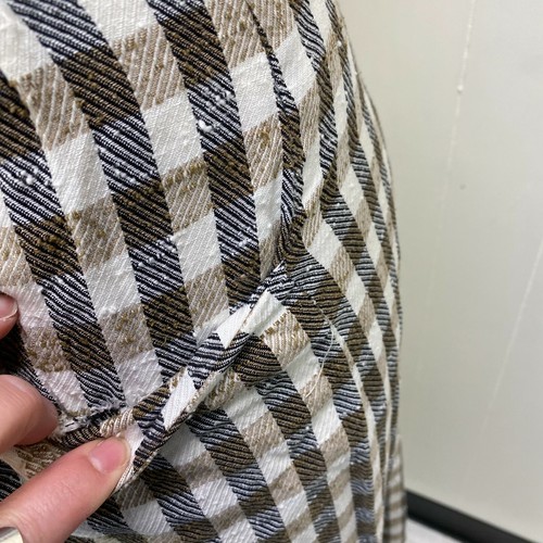 Vintage 50s R & K Originals While, Black & Brown Plaid Dress Size 6 - Picture 5 of 11