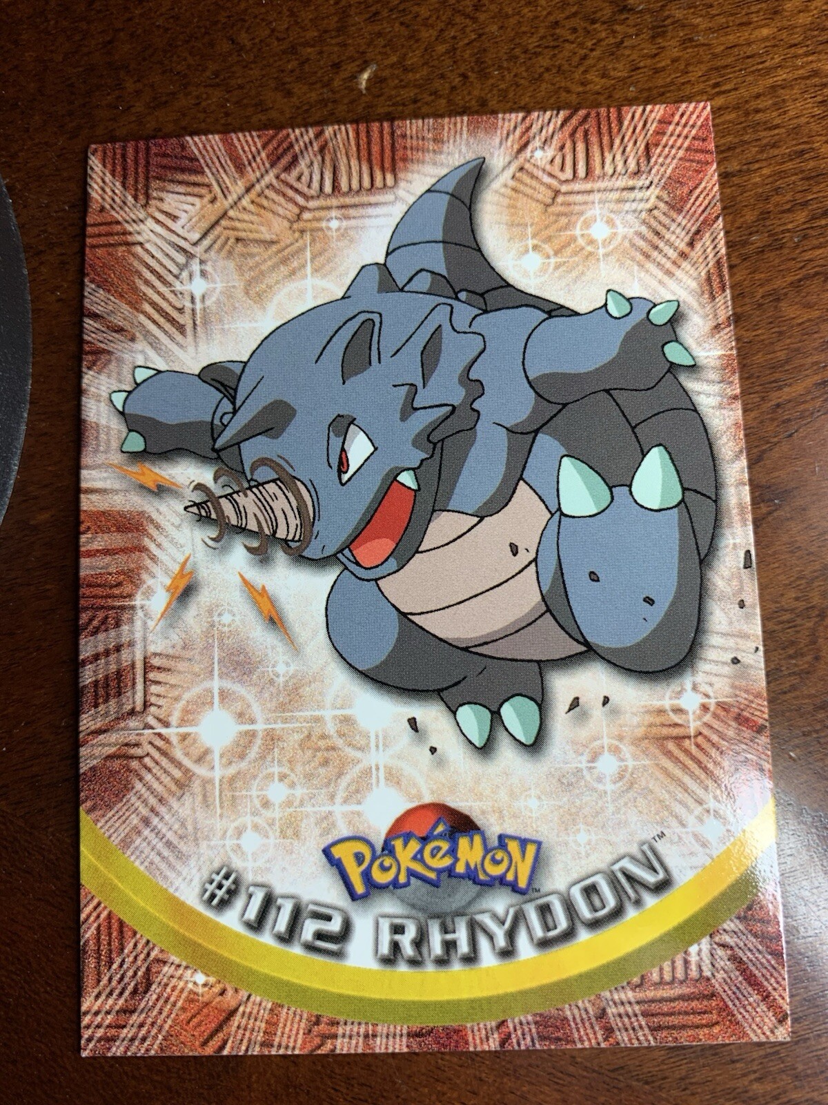 Serie de animación de televisión Topps Pokemon 2000 2 #112 Rhydon envío combinado gratuito