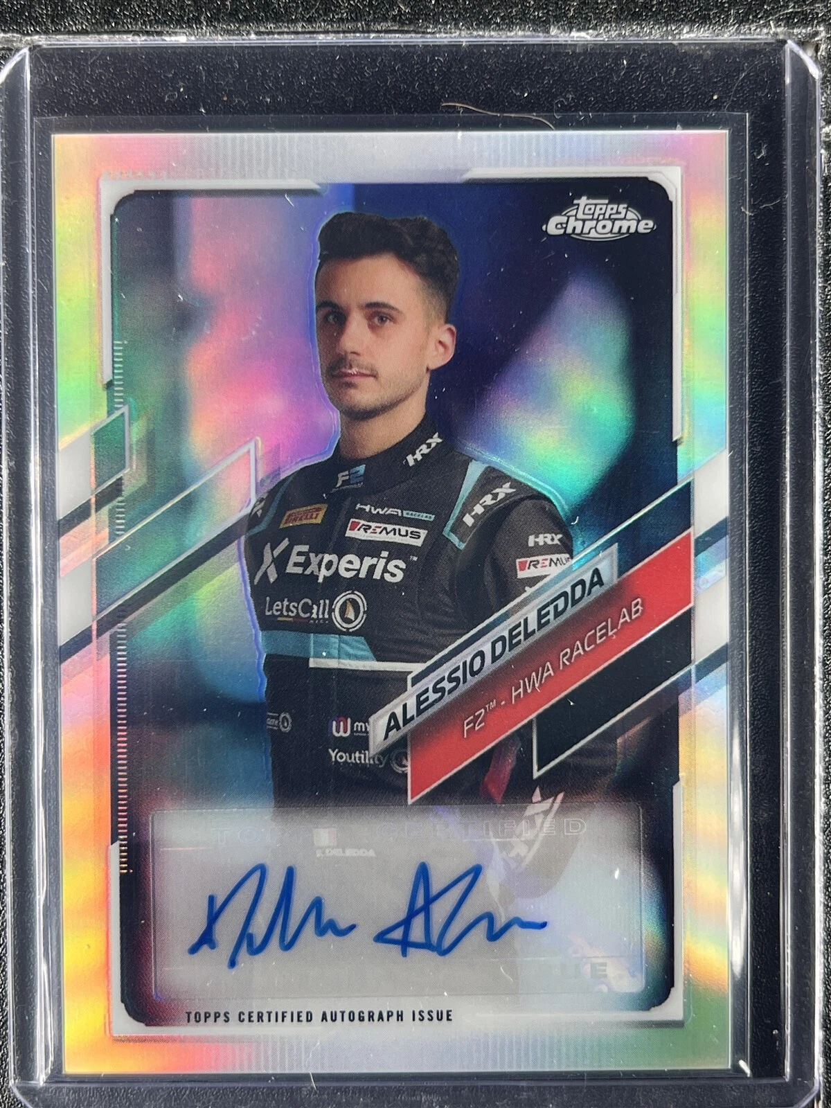 2021 Topps Chrome Formula 1 F1 Alessio Deledda Auto Refractor 357/398 CA-AD