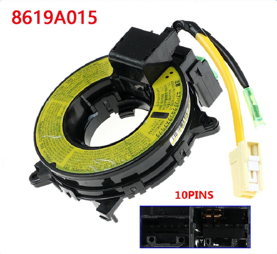 Mola de relógio espiral compatível com Mitsubishi Eclipse Lancer Galant Endeavor 8619A015 - Imagem 3 de 4