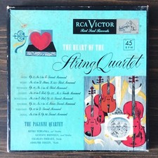 Vintage RCV Victor 45 RPM Red Seal WDM 1611 Paganni Quartet Heart Of The String
