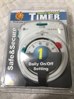 Ingraham (12-820) 15amp 60hz 1875w 120v Clock Operated Outlet Timer Switch Ingraham (12-820) 15amp 60hz 1875w 120v Clock Operated Outlet Timer Switch