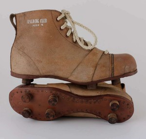 antique football boots