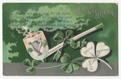 Postcard Erin Go Bragh Dear Irish Memories St. Patrick Series -2- c1911