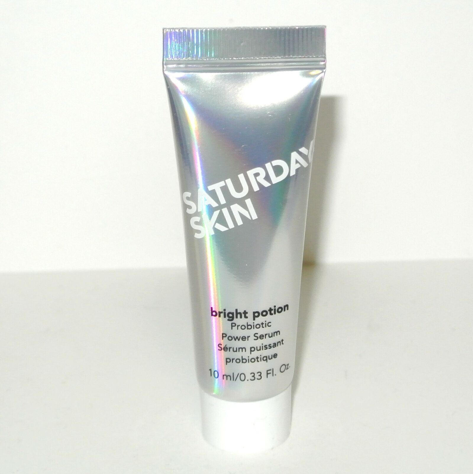 SATURDAY SKIN Bright Potion Пробиотическая мощная сыворотка, дорожный размер, 0,33 унции/10 мл
