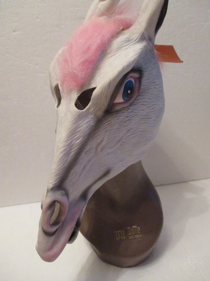Adult Unicorn Costume Head - Hyde and Eek! Boutique Halloween Mask NEW - Image 2 of 4