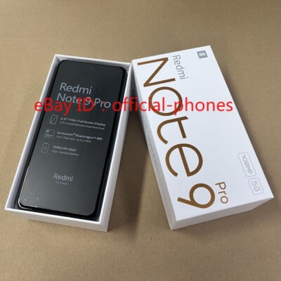 Xiaomi Redmi Note 9 Pro 5G 128/256GB ROM 108MP Unlocked Dual SIM Snapdragon 750G