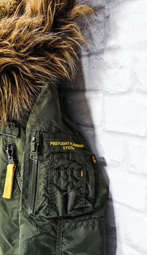 Alpha Industries Women's Parka Jacket Size XS - Picture 4 of 8