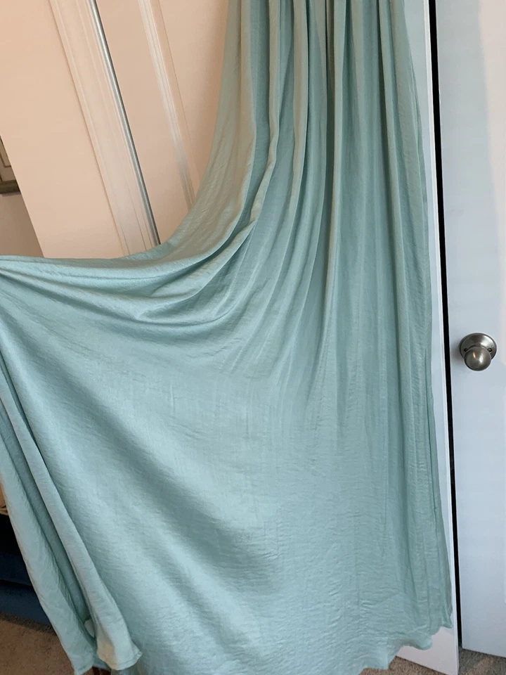 Maxi Vestido Kori Talla Grande Verde Agua Nuevo con Etiquetas Foto 2 de 4