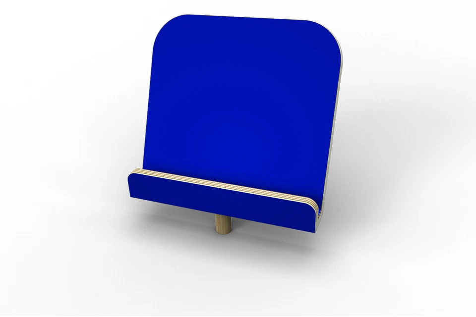 Tool T4 Buchaufsteller für den Tisch "growing table" - enzianblau NEU !!!