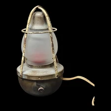 Antique Seacraft buoy light nautical maritime brass Boat Sailer Navy