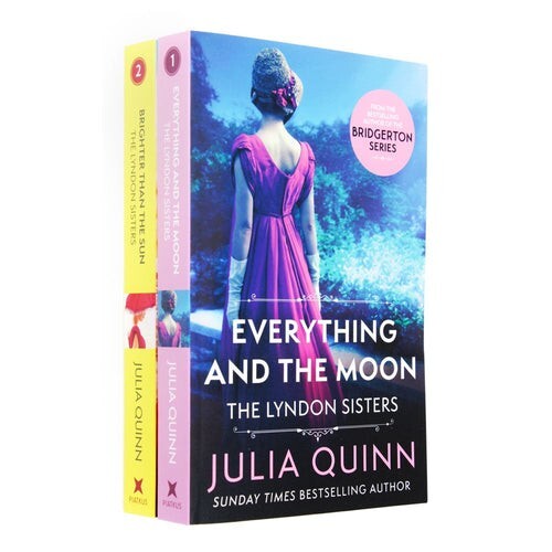 Julia Quinn The Lyndon Sisters Family Saga Collection 2 books Set Moon, Sun
