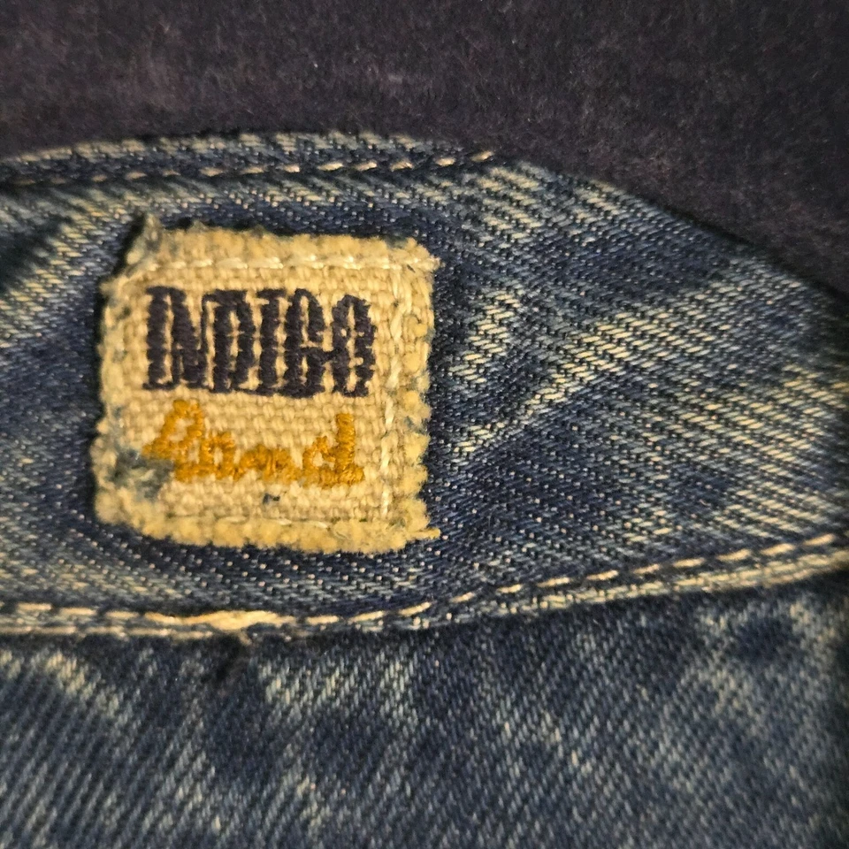 Chaleco Camionero Denim Vintage Años 80 Talla L Foto 3 de 4