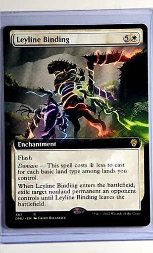 2022 MTG Magic the Gathering DMU Dominaria United Extended Art Leyline Binding - Picture 1 of 2